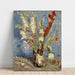 Reproduktion af maleriet Vase med gladioler og asters fra Kina - Vincent van Gogh