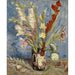 Reproduktion af maleriet Vase med gladioler og asters fra Kina - Vincent van Gogh