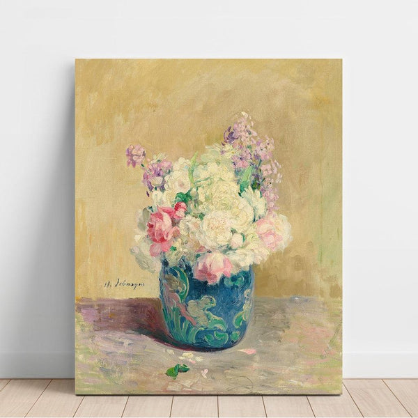 Reproduktion af maleriet Vase de Fleurs - Henri Lebasque