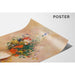Reproduktion af maleriet Vase de fleurs (fond rose) - Odilon Redon