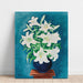 Reproduktion af maleriet Vase de lys - Moïse Kisling