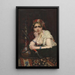 Odalisque - Vasily Dmitrievich Polenov — indrammet kunstværk på væggen
