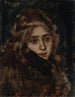 Studie for Menchikov i Beryozov - Vasily Surikov — visning af kunstværket