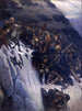 Souvorov krydser Alperne i 1799 - Vasily Surikov — visning af kunstværket