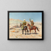 Om krigen - Vasily Vereshchagin — indrammet kunstværk på væggen