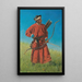Soldat de Boukhara - Vasily Vereshchagin — indrammet kunstværk på væggen