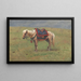 Poneys himalayens - Vasily Vereshchagin — indrammet kunstværk på væggen