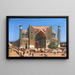 Madrasa Chir-Dor på Registan-pladsen i Samarkand - Vasily Vereshchagin — indrammet kunstværk på væggen