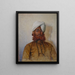 Muslimembyråkrat Maleri - Vasily Vereshchagin — indrammet kunstværk på væggen