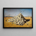 L'Apothéose de la guerre - Vasily Vereshchagin — indrammet kunstværk på væggen
