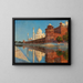 Le Taj Mahal ved skumringen - Vasily Vereshchagin — indrammet kunstværk på væggen