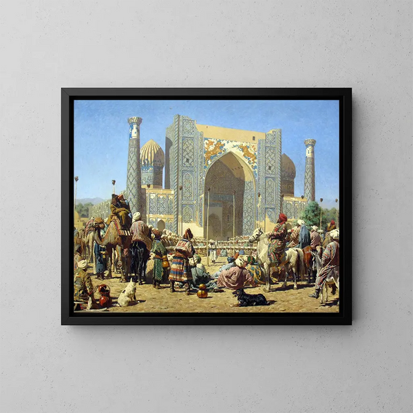 De er triumferende - Vasily Vereshchagin — indrammet kunstværk på væggen