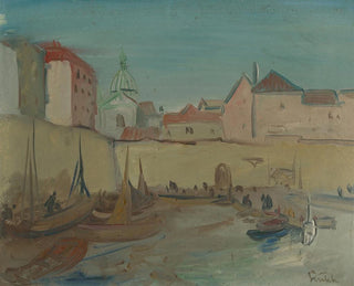 Dubrovnik Havn - Václav Říha — visning af kunstværket