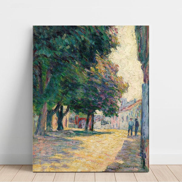 Reproduktion af maleriet Vence, Den Solrige Plads - Henri Lebasque