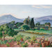 Reproduktion af maleriet af Vendanges dans la Vallée du Faron - Henri Lebasque