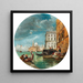 Venise, La Giudecca - James Holland — indrammet kunstværk på væggen