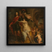 Vénus, der udstyrer en kriger, måske Johan Maurits Greve af Nassau-Siegen ved Vulcains smedje - Thomas Willeboirts Bosschaert — indrammet kunstværk på væggen