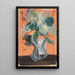 Bouquet de fleurs - Vera Mikhailovna Ermolaeva — indrammet kunstværk på væggen