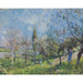 Reproduktion af maleriet Forårshave maleri - Alfred Sisley