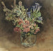 Glas med alpeblomster - Rudolf von Alt — visning af kunstværket