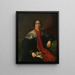 Portrait af en ukendt spansk dame - Vicente López Portaña — indrammet kunstværk på væggen