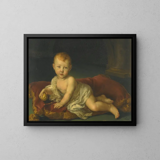 Vicente Lpez Portaa - Portrait Of Isabel De Borbon Infanta of Spain 18211897 When A Baby.webp
