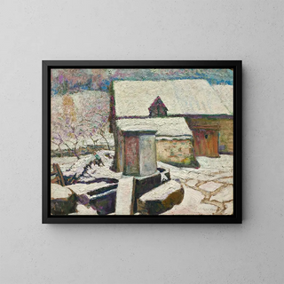 Victor Charreton - Abreuvoir en hiver.webp