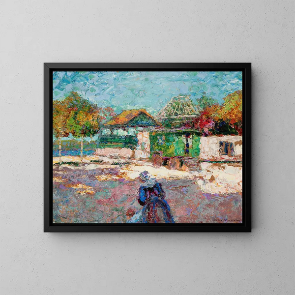 Promenade de l'après-midi - Victor Charreton — indrammet kunstværk på væggen