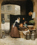 Crèmerie en hiver - Victor Gabriel Gilbert — visning af kunstværket
