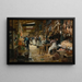 Le marché parisien - Victor Gabriel Gilbert — indrammet kunstværk på væggen