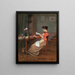 Lire les nouvelles - Victor Gabriel Gilbert — indrammet kunstværk på væggen