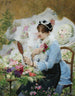 Le sælger af blomster - Victor Gabriel Gilbert — visning af kunstværket