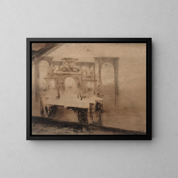 Arkitektur af Renæssancen 1847-1850 - Victor Hugo — indrammet kunstværk på væggen