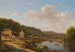 Vue de la Seine et des coteaux de Suresnes - Victor de Grailly — visning af kunstværket