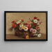 zinnia-kurv - Victoria Fantin-Latour — indrammet kunstværk på væggen