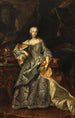 Marie-Thérèse som dronning af Ungarn - Viennese maler — visning af kunstværket
