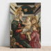 Reproduktion af maleriet Værge Maria med barnet med engle - Sandro Botticelli