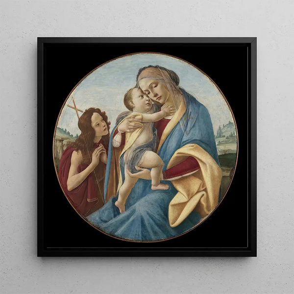 Vierge et Enfant avec le Jeune Saint Jean-Baptiste - Sandro Botticelli