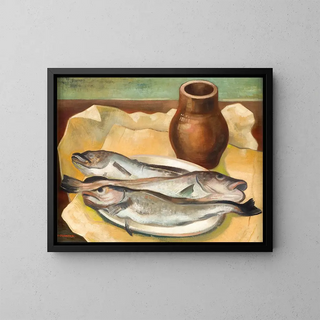 Viktor Planckh - Still life with fish.webp