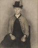 Ida Ilsted, kunstnerens kone - Vilhelm Hammershøi — visning af kunstværket