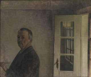 Vilhelm Hammershi - SelfPortrait The Cottage Spurveskjul at Sorgenfri North of Copenhagen.webp