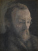 kunsthistorikeren Karl Madsen, senere direktør for Statens Museum for Kunst - Vilhelm Hammershøi — visning af kunstværket