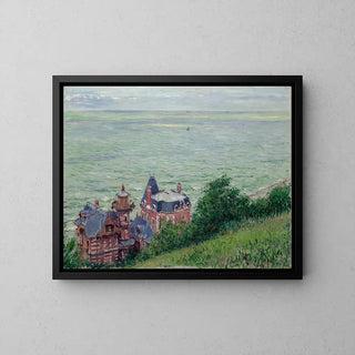 Villaer i Trouville - Gustave Caillebotte | Kunsttryk Maleri Vægdekoration plakat kopi
