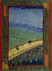 Pont under regn efter Hiroshige - Vincent van Gogh — visning af kunstværket