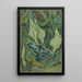 Papillon empereur - Vincent van Gogh — indrammet kunstværk på væggen