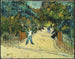 Entrée des jardins publics à Arles - Vincent van Gogh — visning af kunstværket