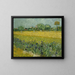 Champ de blomster nær Arles - Vincent van Gogh — indrammet kunstværk på væggen