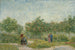 Have ved Montmartre med elskende - Vincent van Gogh — visning af kunstværket