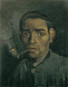 Tête d'homme - Vincent van Gogh — visning af kunstværket