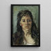 Tête de prostituée - Vincent van Gogh — indrammet kunstværk på væggen